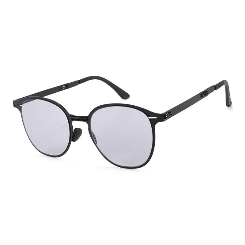 JEKA Metal Oval Sunglasses Unisex-0