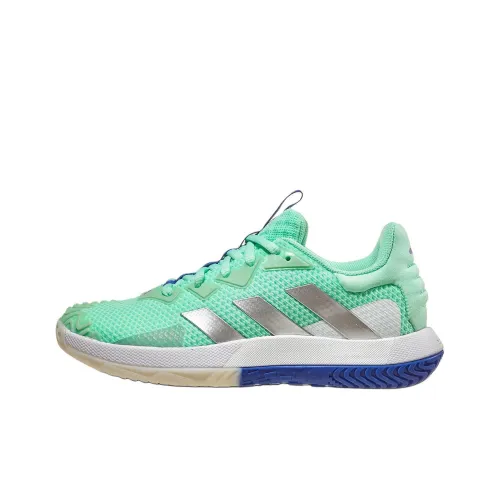 Adidas Solematch Men Anti-Slip Wear-Resistant Low-Top Tennis Shoes Women's Mint Green