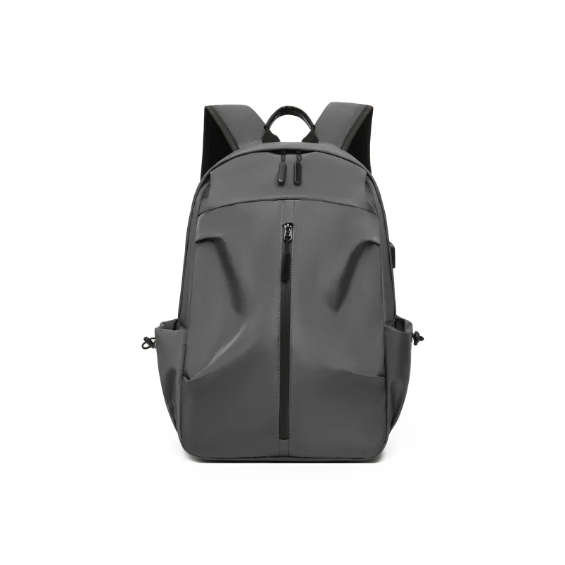 URBAN FOREST Nylon Backpack Unisex Dark Gray, Black-0