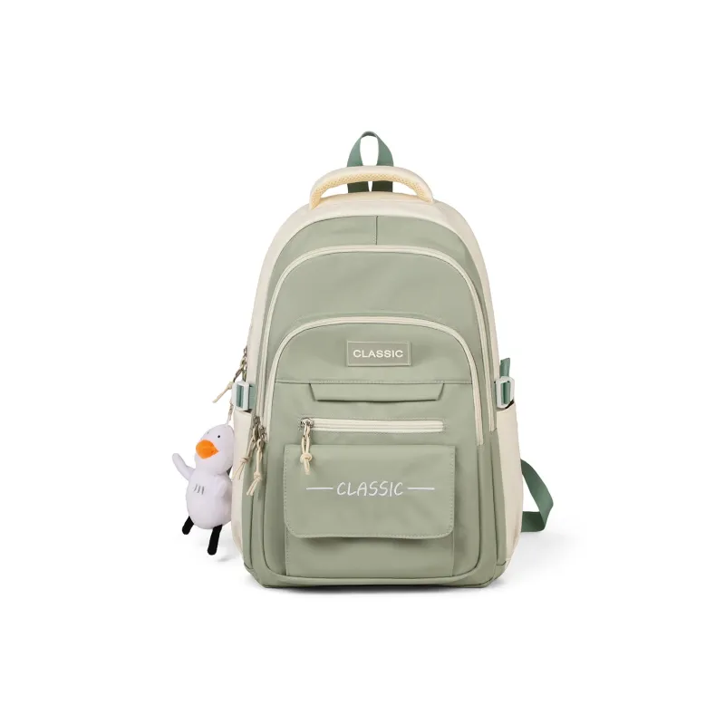 VINEY Fabric Backpack Large Size Unisex Multicolor-2