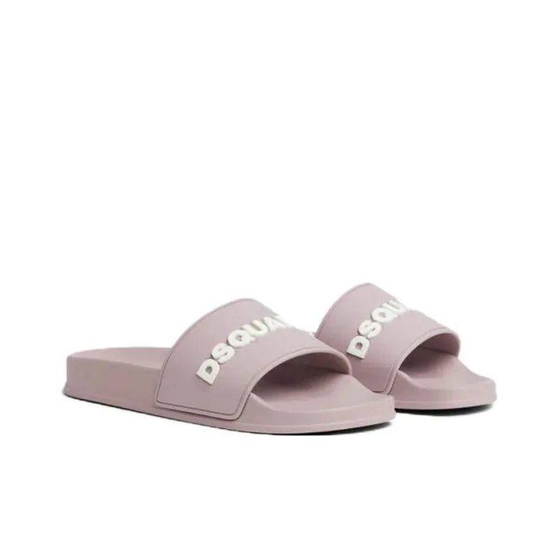 DSQUARED 2 Logo Embossed Slip On Slides Women's-2