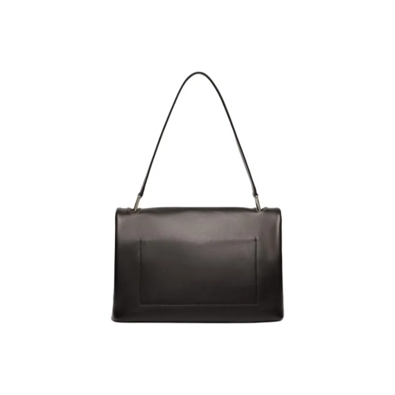 MaxMara Calfskin Shoulder Bag Women's Black-2