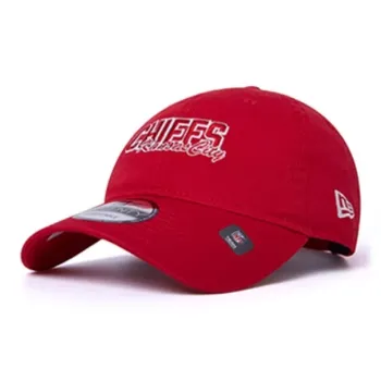New Era Polyester, Cotton Baseball Caps Unisex Red