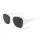 Transparent Frame with Black Gray Lens