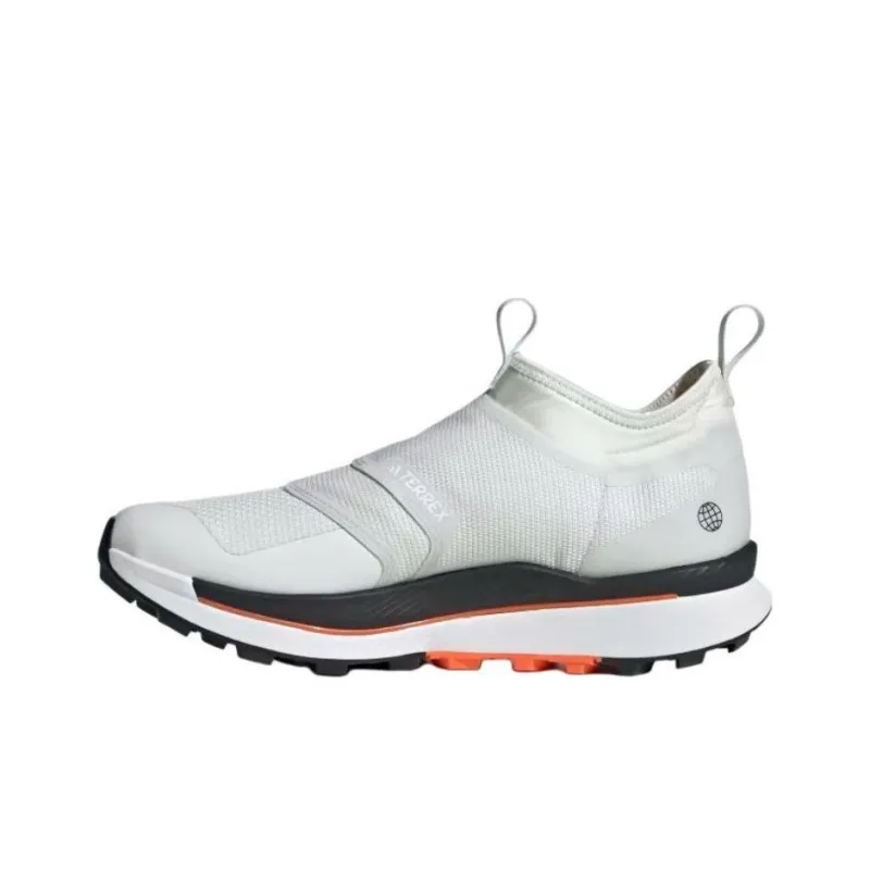Adidas Terrex Agravic Pro Anti-Slip Wear-Resistant Low-Top Running Shoes Unisex Gray Black Orange-1