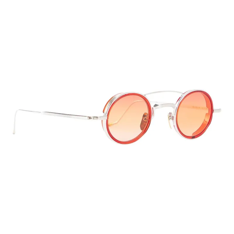 JACQUES MARIE MAGE Titanium Alloy Β Titanium Alloy Aviator Sunglasses Unisex Silver-2