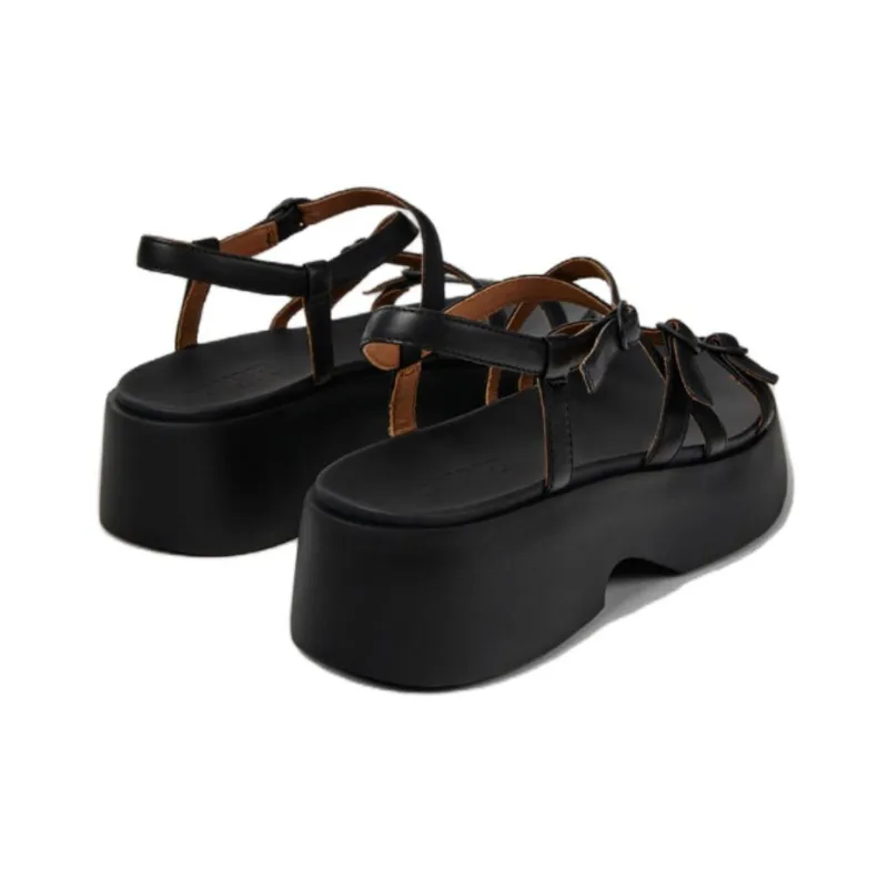 CAMPER Tasha Strap Sandals 4.9cm Women's Black-3