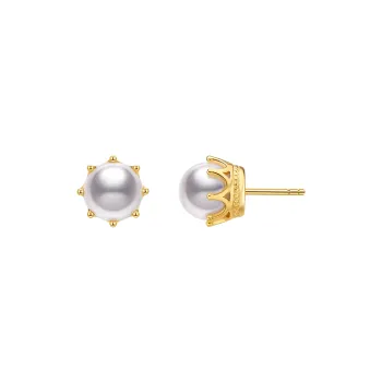 ME LUXE Pearl Stud Earrings Instagram Style Classic And Versatile Noble And Elegant Women's