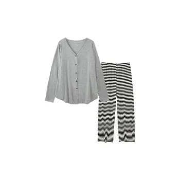 Sleeping Beauty Pajama Set Women's Silver