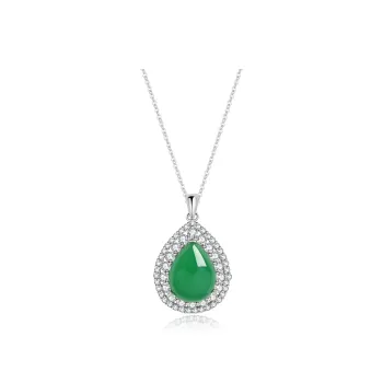 Di Su Xing Chalcedony Jade Necklaces Women's