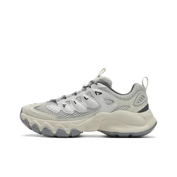 FILA TRUFFLE Cushioning Abrasion Resistant Breathable Coverage Low Top Running Shoes Men's Gray