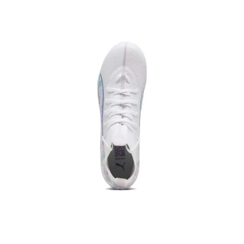 PUMA Ultra 5 AG Short Rubber Studs FG Long Rubber Studs Slip-Resistant Soccer Shoes Women's White-3