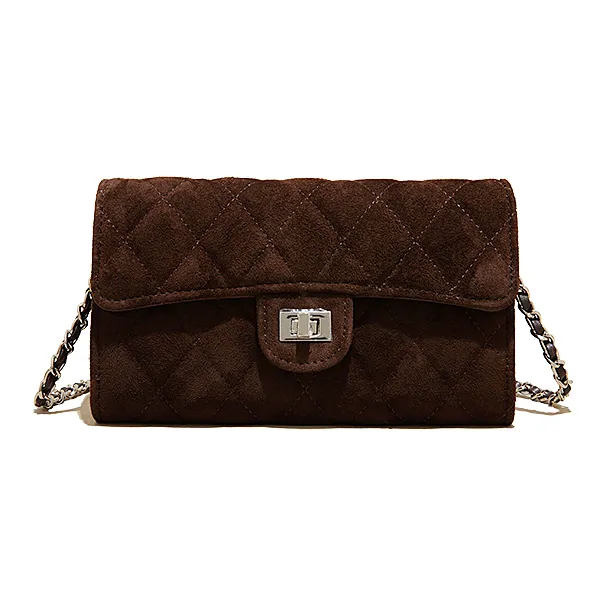 BEMIX PETS Cow Leather Shoulder Bag, Crossbody Bag Women's Coffee Black Caramel Red-0