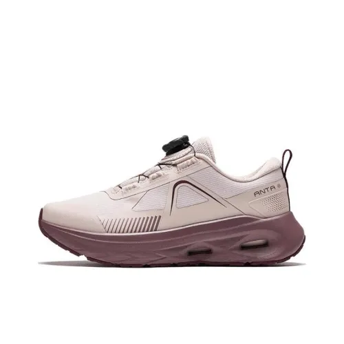 Anta Divine Pro Anti Slip Wear Resistant Low Top Casual Shoes Women's Pink Purple