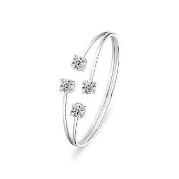 VOCK S925 Silver Bangles Women's