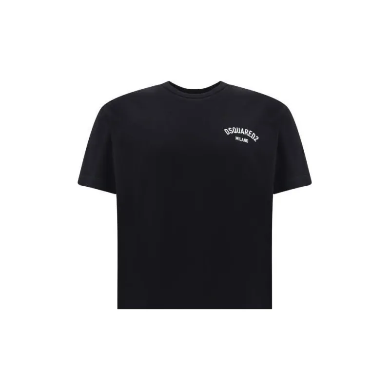 DSQUARED 2 Logo Printed Crewneck T Shirt-4