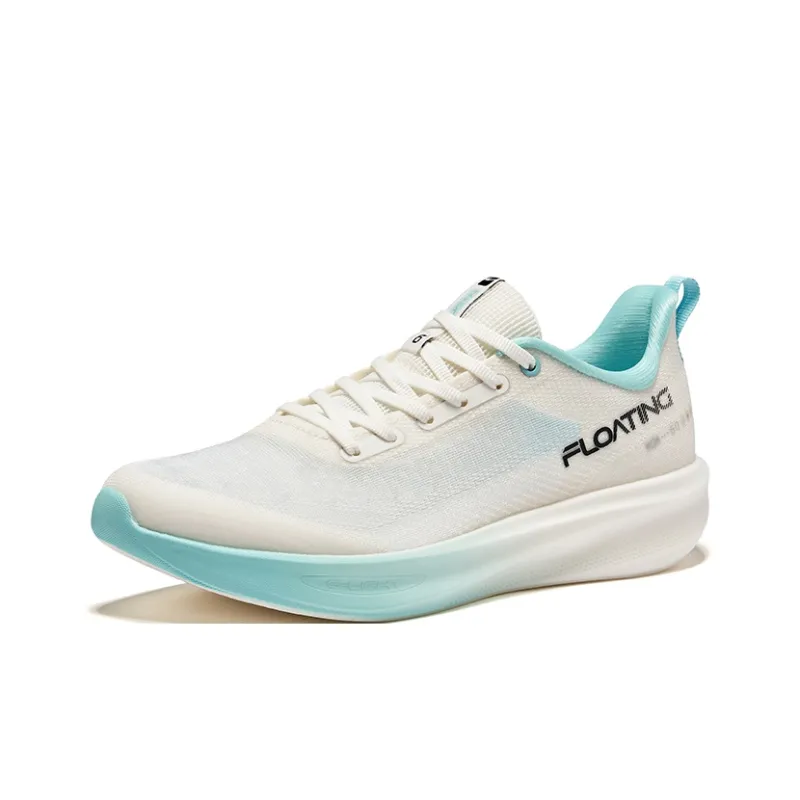 Erke Water Float 6 Cushioning, Breathable, Lightweight Low Top Casual Training Running Shoes Men's White Blue-2
