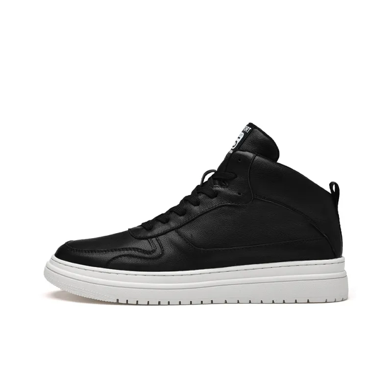 AMICNIEGD Breathable Moisture-Wicking Cushioning Mid-Top Skateboard Shoes Men's-5