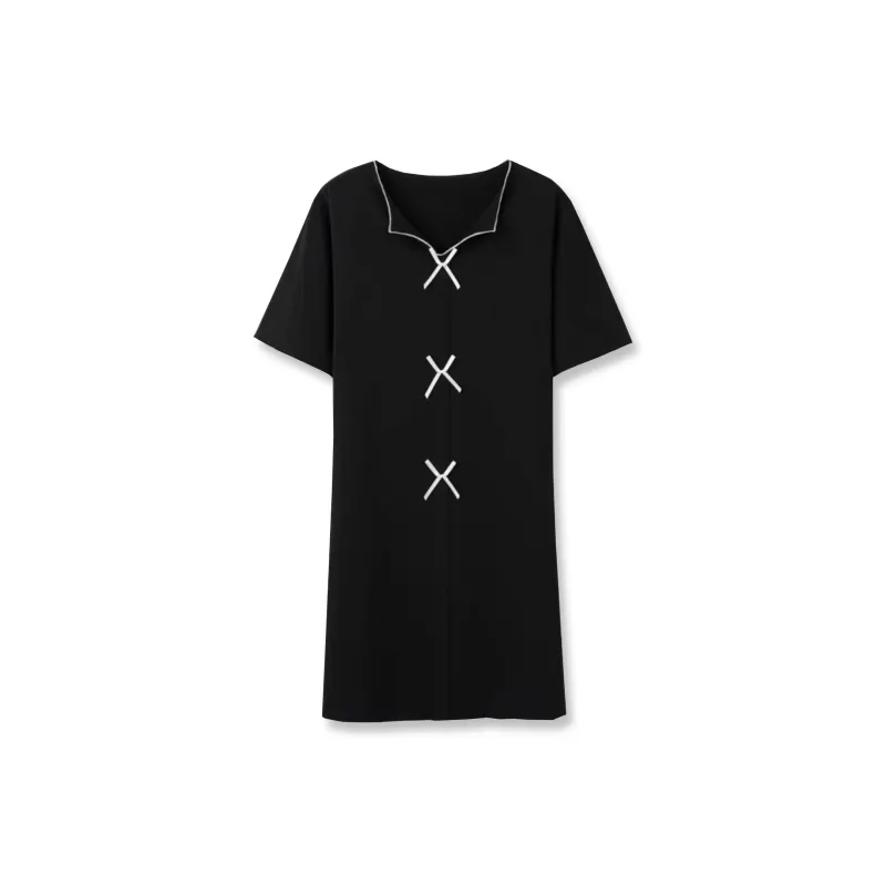 WANANNI Nightgown Women's Black-0
