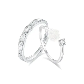 7℃ S999 Fine Silver Full Silver Ring Unisex