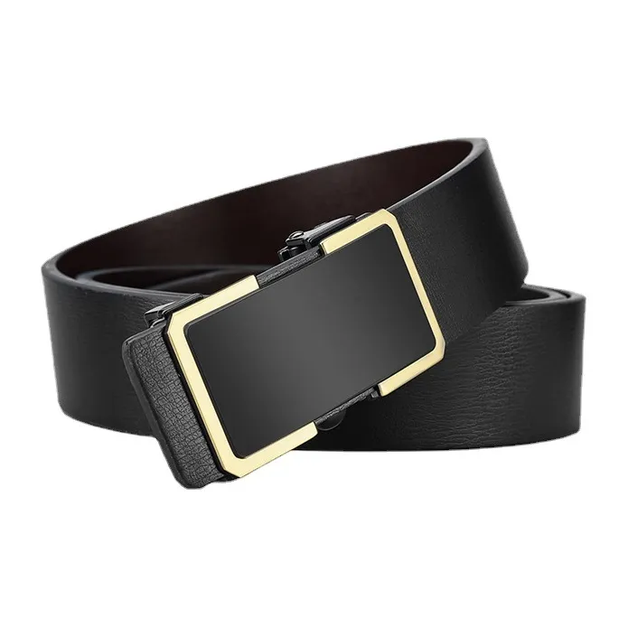Yamaichi Maru Cow Split Leather Leather Belts Men's 3. 3cm-0