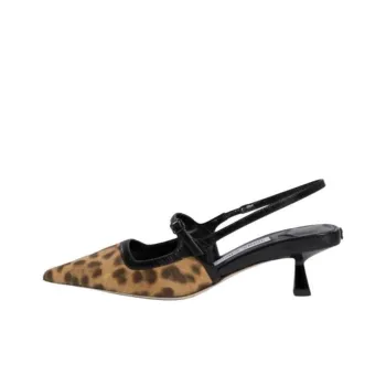 Jimmy Choo Didi Slim Heel High Heels 4.5cm Women's Leopard Print