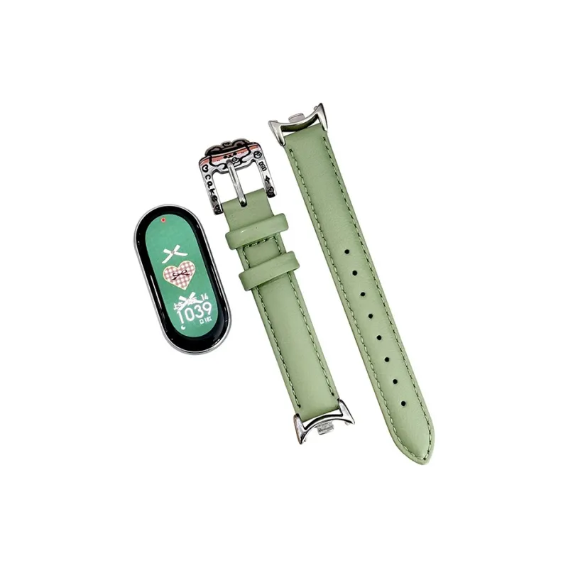 IBOANN Watch Bands Xiaomi Compatibility 140-170mm Artificial Leather Material-2