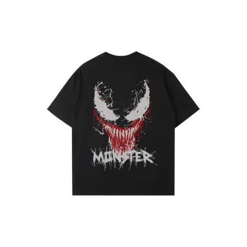 LIGHTNING MONSTER T Shirt Unisex Black