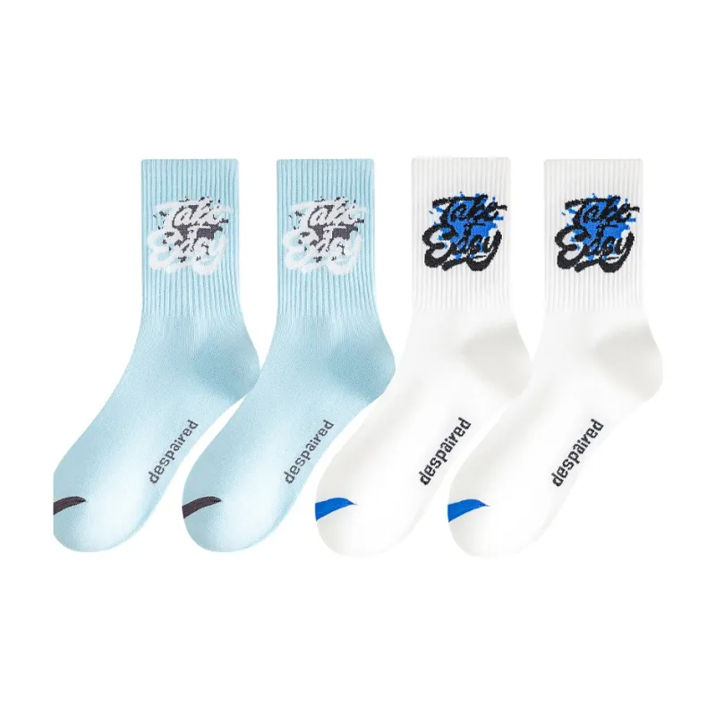 Cotton Gene Mid-Calf Socks Men's 4 Pack-5