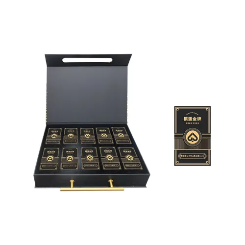 GPPOKER Knock Egg Gold Medal J3S High End Egg Throwing Special Poker Card Box 1 Set 20 Decks Poker Cards
