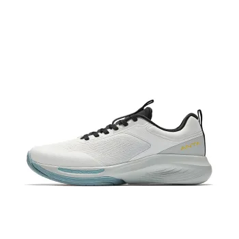 CHAOJIANTA Slip Resistant Abrasion Resistant Cushioning Low Top Training Shoes Men's White Gray