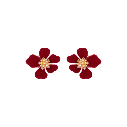 Rhymes Gold Plated Copper Clip On Earrings Women's