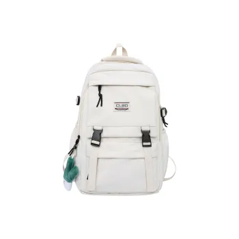 URBAN FOREST Nylon Backpack Regular Unisex White/Black/Red/Purple