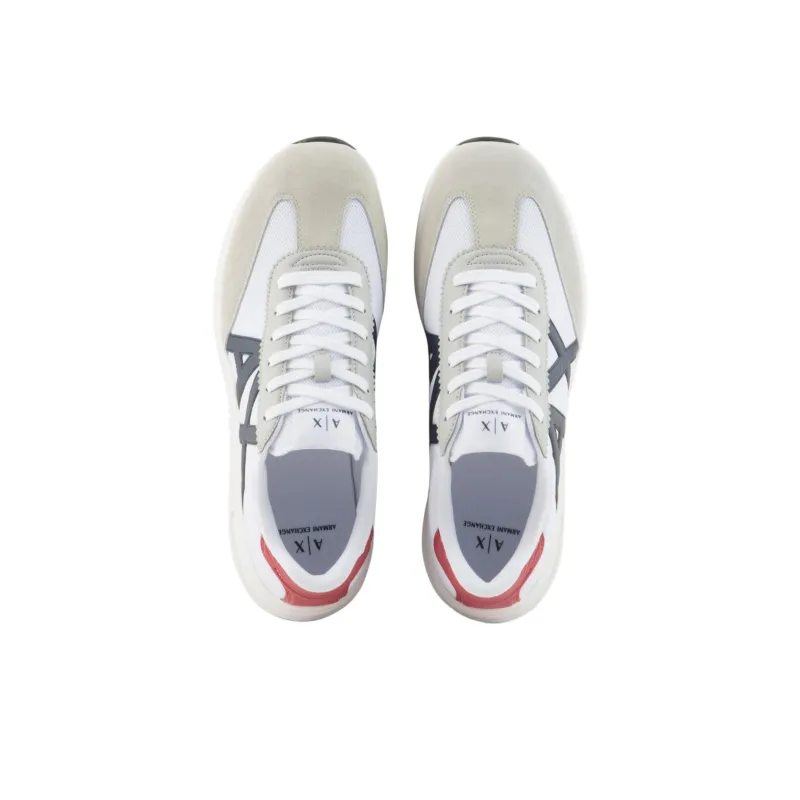 ARMANI EXCHANGEAE Low Top Casual Shoes Men's White-3