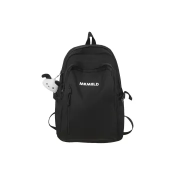 Travel Nylon Backpack Regular Unisex Black/White/Yellow/Pink/Blue