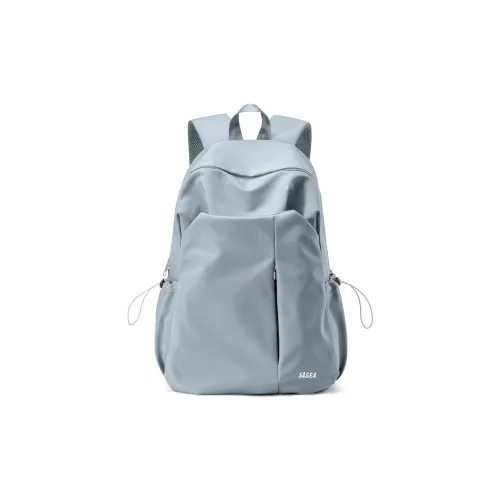Sisea Fabric Travel Bags Backpacks Regular Unisex Obsidian Black/Celestial Blue