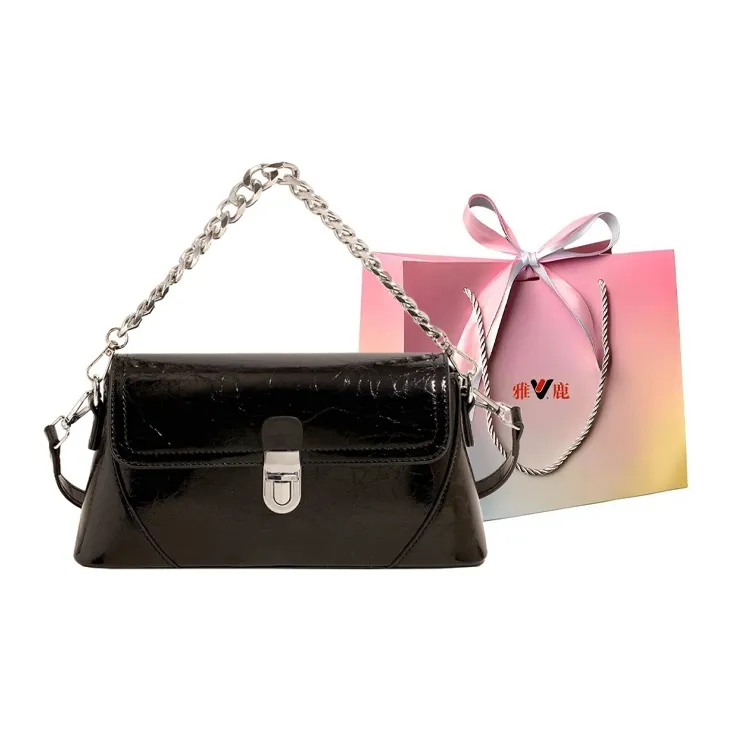 Yalu PU Handbag Women's Silver/Ecru/Khaki/Green/Black-28