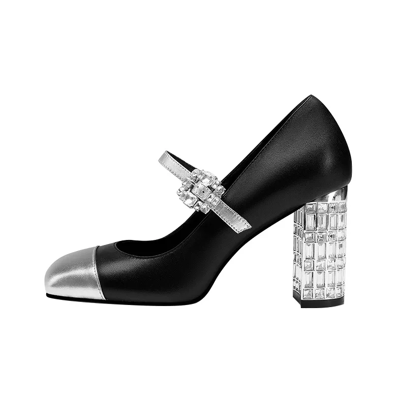 Princess & Isabel Chunky Heel High Heels Women's-3