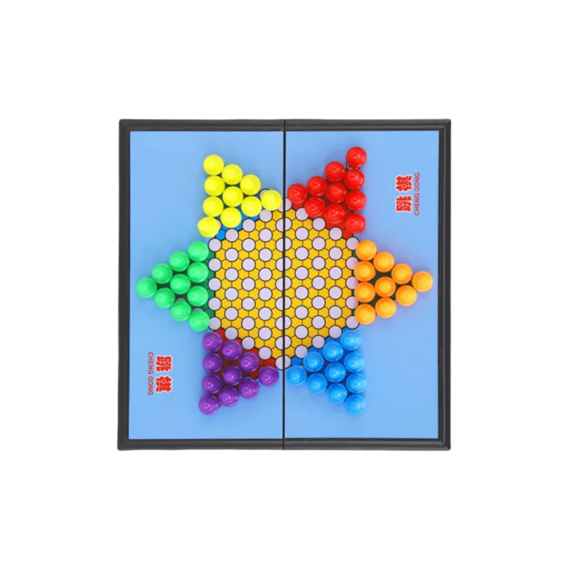 Lezhi By Me Magnetic Ludo Chess Flying Chess Card Checkers Puzzle Board Games-8
