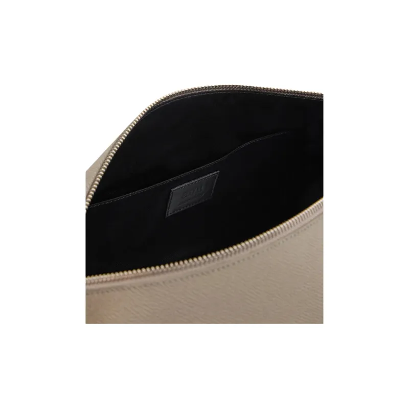 AMIPARIS Leather Toiletry Bag Women's Gray-4