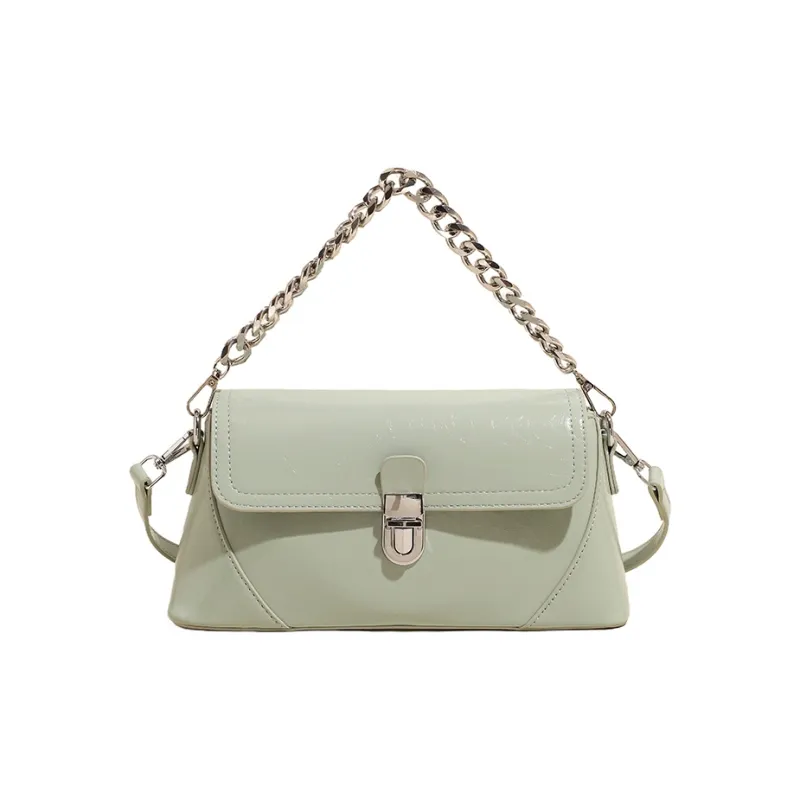 Yalu PU Handbag Women's Silver/Ecru/Khaki/Green/Black-22