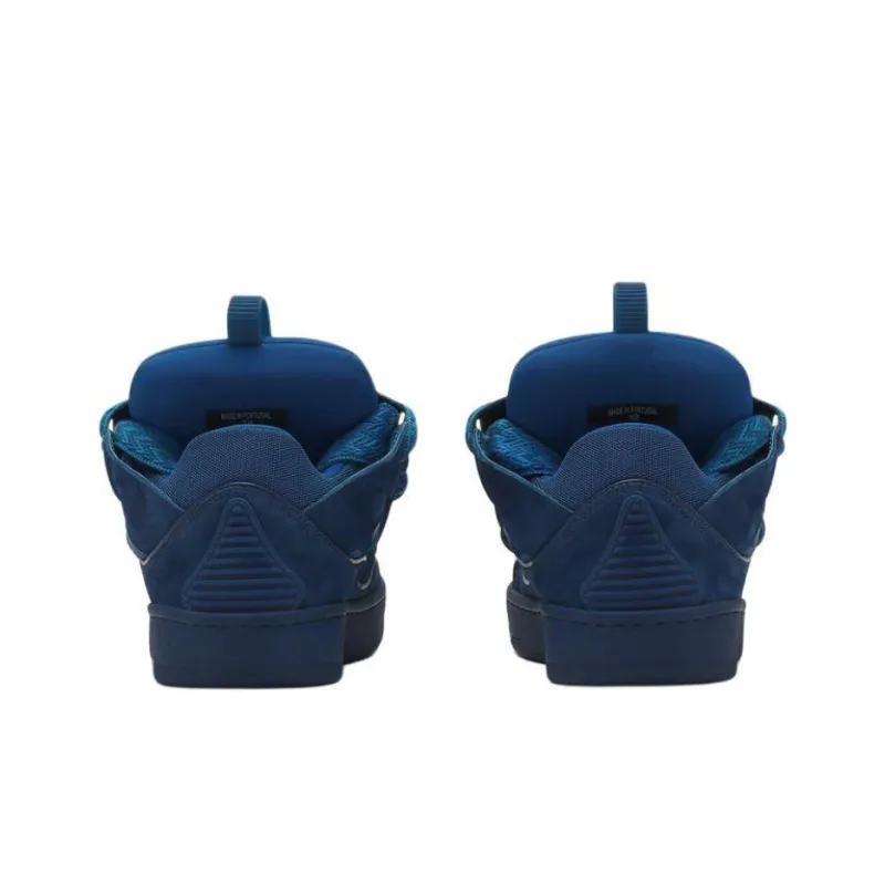 Lanvin Curb Low Top Skateboard Shoes Unisex Blue-4