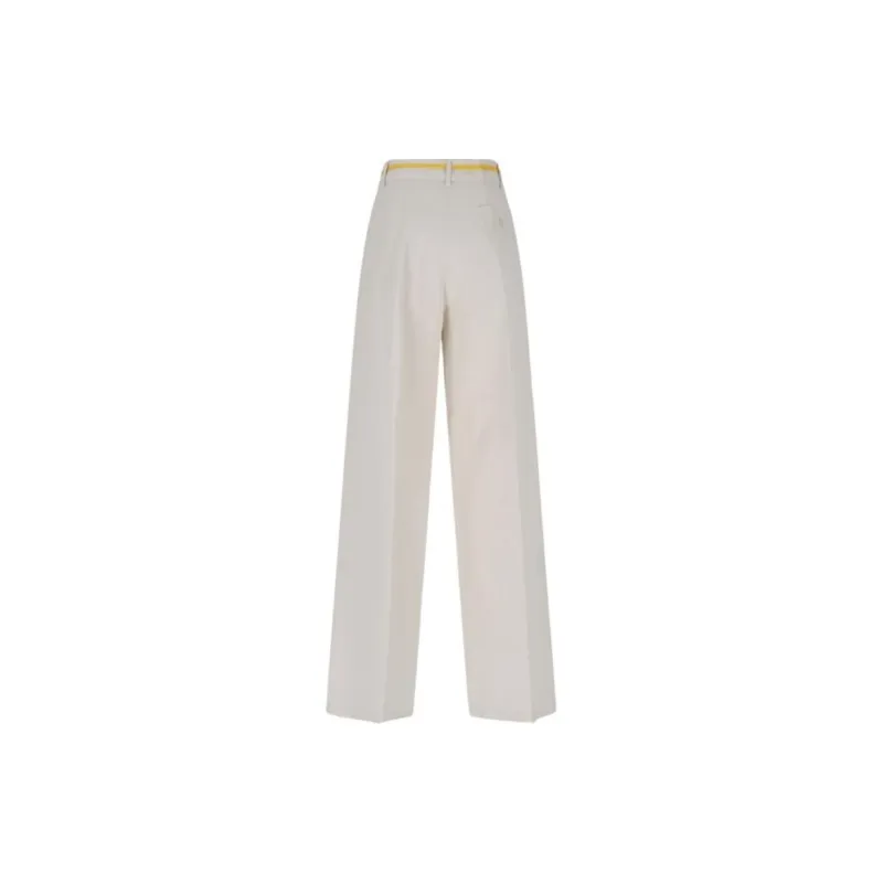 ASPESI Contrasting belt Trousers-1