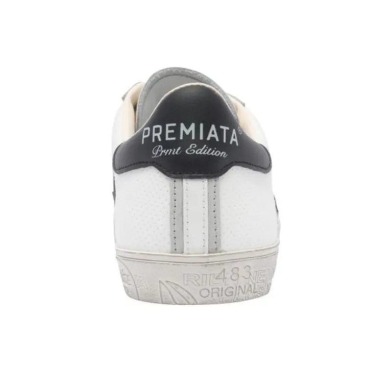 PREMIATA Steven Low Top Skateboard Shoes Men's White-3