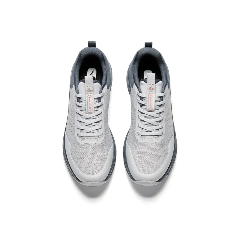 CHAOJIANTA Cushioning Slip Resistant And Abrasion Resistant Low Top Training Shoes Men's Gray-2