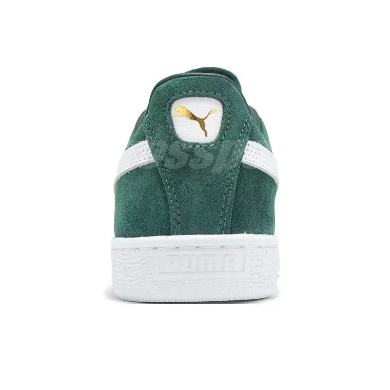 PUMA Suede Classic Wear resistant And Lightweight Low Top Skateboard Shoes Unisex Green-3