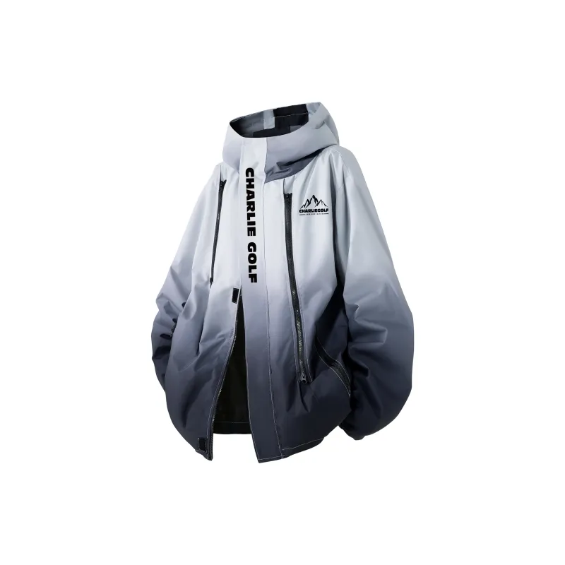 CHARLIE GOLF Water-Resistant Windproof Wear-Resistant Windbreaker Jacket Unisex-0
