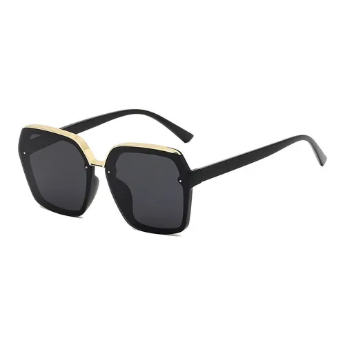 MT·MIT PC Metal Square Sunglasses Women's