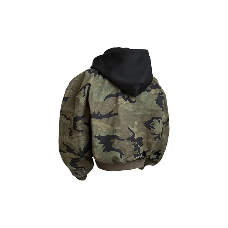 WKOOG Jacket Unisex Distressed Camouflage-3