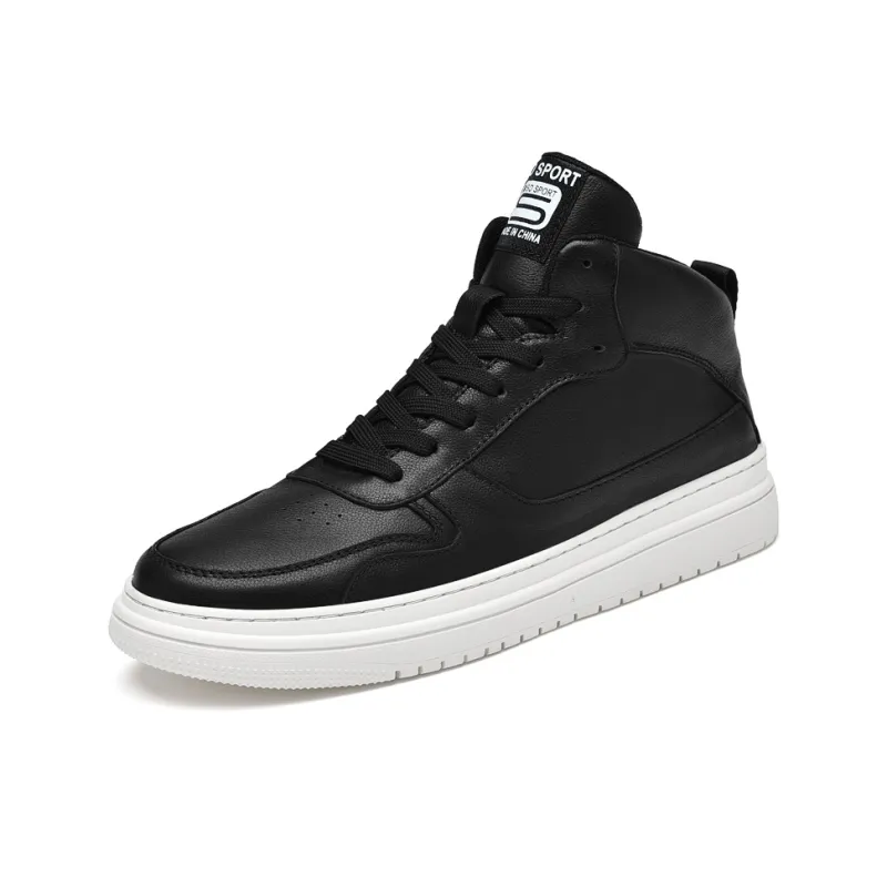 AMICNIEGD Breathable Moisture-Wicking Cushioning Mid-Top Skateboard Shoes Men's-6